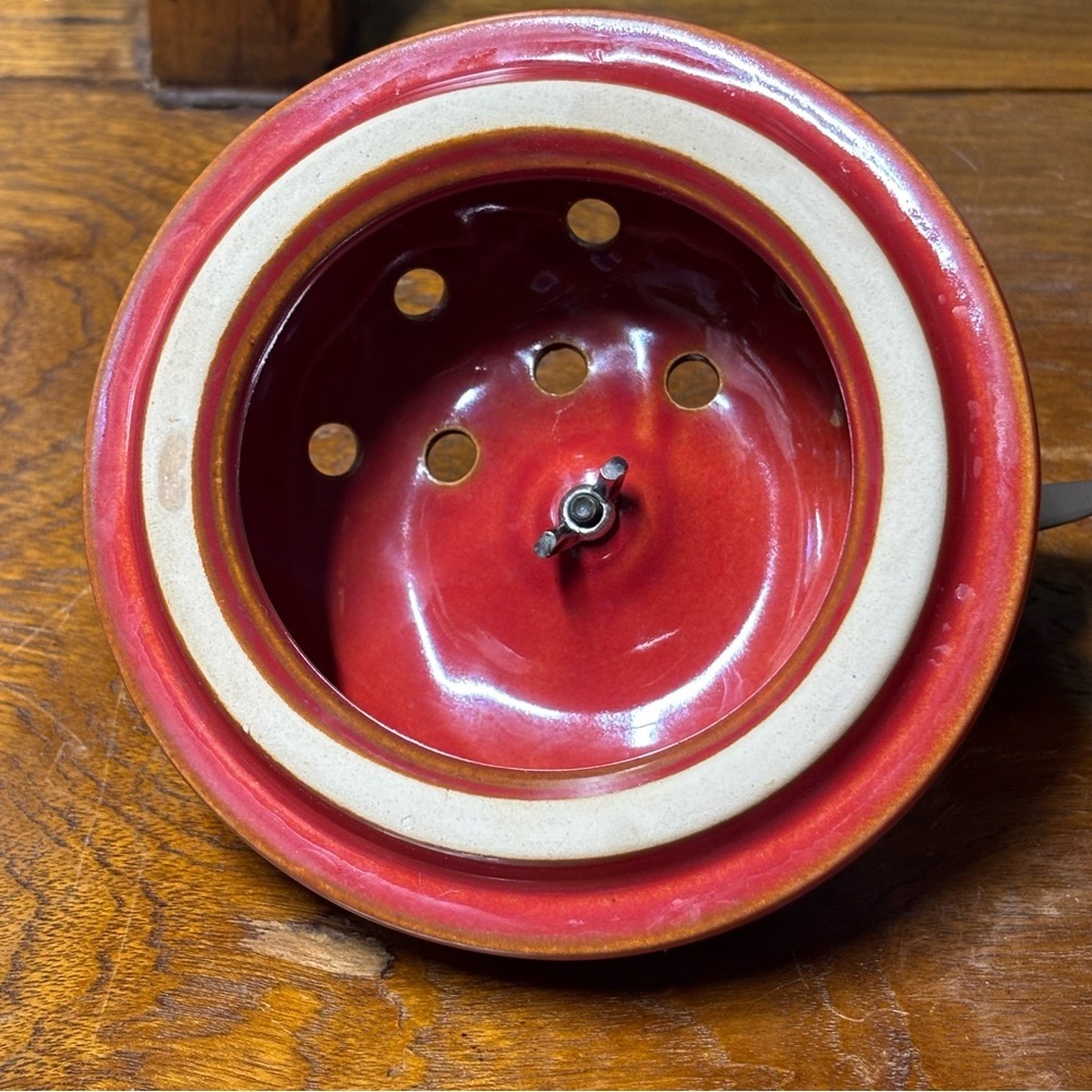 Retired Scentsy ceramic Teacher Appreciation Gift red apple wax warmer / melter - Picture 7 of 8